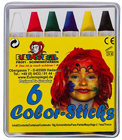 EULENSPIEGEL Color Sticks 6 Stück Kunststiffetui