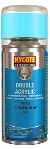Hycote Double Acrylic Aerosol Car Spray Paint, Ford - Olympic Blue, 150 ml