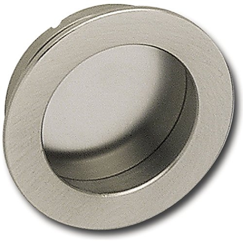 MRLION Muschelgriff ø 40 mm, Einlass ø 35 mm, Messing vernickelt matt