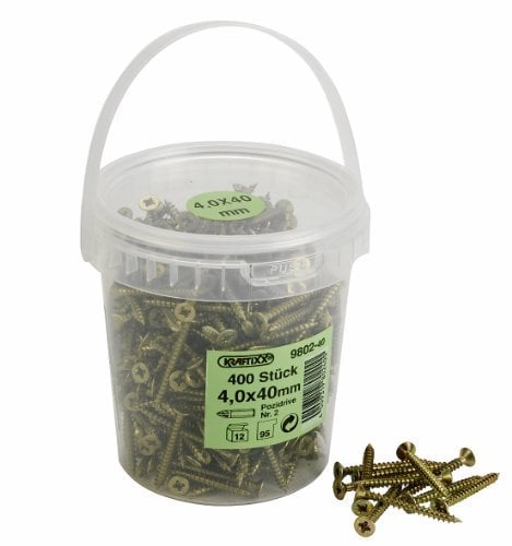 kwb Kraftixx 980245 - Viti per pannello in truciolato, per PZ 2, da 4,5 mm