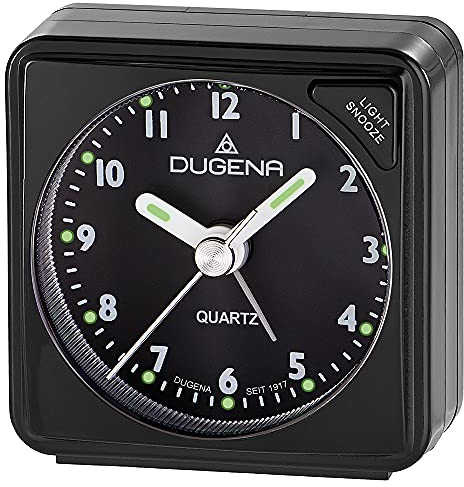 Dugena Unisex-Armbanduhr Reise Wecker Analog Quarz 4460615