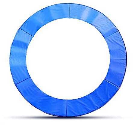 Trampolin Randabdeckung 244 cm Randabdeckung Trampolin Umrandung 244 cm, Federabdeckung Randschutz, UV-beständig Reißfest, Ø 244 cm Umrandung Trampolinzubehör, 30cm Breit Universell Randabdeckung Blau