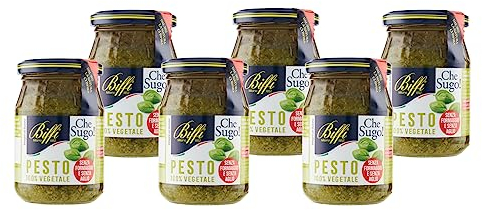 Biffi - Pesto 100% Vegetale - Multipack - 6 vasetti da 190g