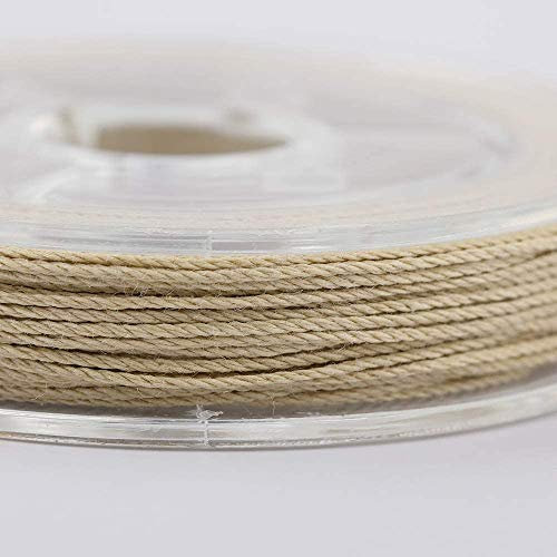 Sinoeem Waxed Cotton Rigging Thread Choice of Colour/Size Model Boat Fittings (0.3)