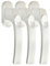 Fenstergriff Sets FG 6 Weiss mit Druckknopf 3 Stück Fensterbeschlag Fenstergriffe
