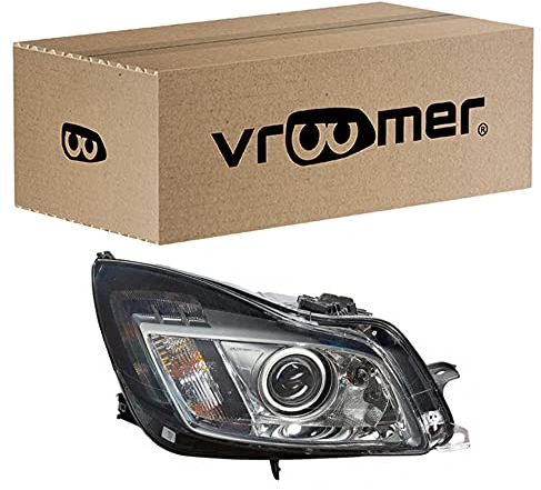 VROOMER Scheinwerfergläser für INSIGNIA 2009-2013 Lichtscheibe Scheinwerfer Abdeckung Frontscheinwerfer Streuscheibe Beifahrerseite (rechts)