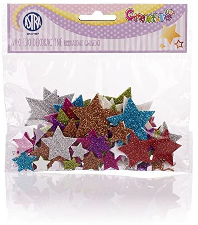 Astra Deko Sticker Glitter Sterne