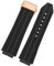 KFAA Uhrband für Hublot Big Bang. Silikon 25 * 19mm wasserdichte Männer Watch Strap Kette Uhr Zubehör Gummi Uhr Armbandkette (Color : Particlesblackrose, Size : 25-19mm)
