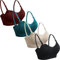 GXXGE Lot de 4 soutiens-gorge d'allaitement pour allaitement, soutien-gorge push-up en soie sans couture, 4 pièces (noir, beige, bleu rosé), 3XL