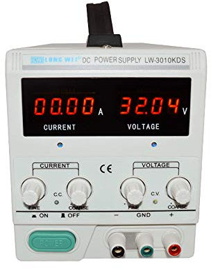LENJKYYO Fuente de alimentación digital para laboratorio, CC 0-30 V, 0-10 A, transformador regulable, estabilizado fuente de alimentación, fuente de alimentación regulable