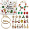 Weihnachtskalender 2022 Kinder Mädchen, Adventskalender Teenager 6-12 Jahremädchen mit 22 Charms und 2 Armbänder Weihnachtskalender Füllung Schmuck Kinder Spielzeugab 6 7 8 9 10 11 Jahre