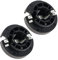 VGOL 2 Stück Blinker-Lampenfassung Ersatz 63212756177 kompatibel mit Mini R56 R57 R58 R59 R61 Rücklicht Leuchtmittel schwarz