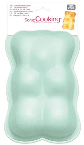 Moule silicone grand ourson ScrapCooking®, Vert D'eau