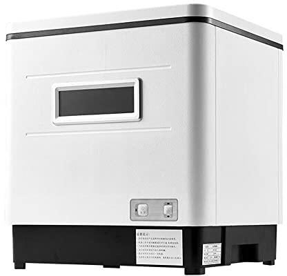 Petit lave-vaisselle compact en acier inoxydable 1500 W Idéal pour les petits appartements Blanc