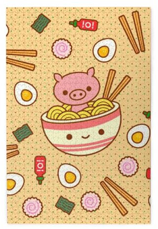 Delicious Sweet Ramen Print Exquisite Jigsaw Puzzle Jigsaw Puzzle Boxed Wooden Jigsaw Puzzle 1000 Pieces