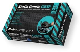 Rubberex - Guante nitrilo (8,5 g, talla XL, caja de 50 unidades)
