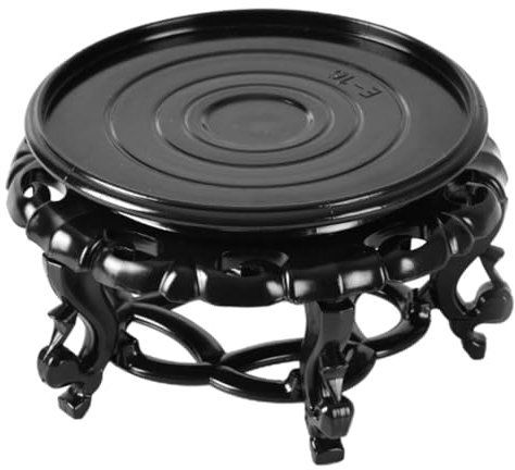 Luxshiny Support De Pot De Plante Rétro Étagère pour Aquarium Et Fleurs Base Décorative avec Structure Solide Accessoire De Jardin Et Bureau
