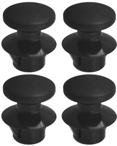 VGOL 4 Stück schwarze Kunststoff-Haken für die hintere linke und rechte Seite, OE: 8594507000, kompatibel mit Hyundai i20 2011–2021