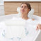 Alaoo Almohada de Baño, 2PCS 4D Almohada de Baño de Lujo y Juego de Bolas de Baño, Almohada Ergonómica de Malla para Bañera de Hidromasaje, Antideslizante para Cabeza, Cuello y Espalda, B