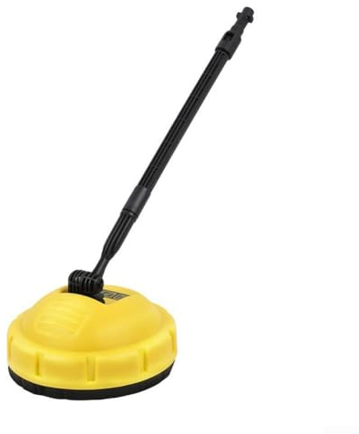 Power Washer Rotary Brush Attachment Cleaner For Patio Driveway Deck Cleaning With Extension Handle