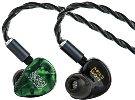 Linsoul Punch Audio Portazo In Ear Monitor 1DD+2Planar, Cuffie con Cavo IEM, Cuffie Basshead per Monitoraggio in Studio e Gaming, Staccabili da 3,5/4,4 mm per Musicisti e Audiofili