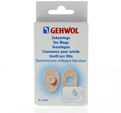 Gehwol Anti Druk Teenringen Ovaal Viltring Art.112 720 000 9stuks