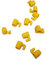 LEGO 3899 City Lot de 20 tasses à figurines Jaune