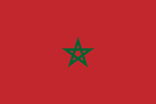 DIPLOMAT-FLAGS Drapeau Maroc | Drapeau Paysage | 0.06m² | 20x30cm Drapeau de Voiture