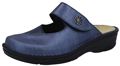 Berkemann Damen Berkoflex Clogs Leder/Stretch medium Fußbett: herausnehmbar