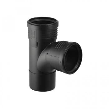 Geberit Silent-PP 390554141 Dérivation MAX 87,5° DN110/90 avec manchons