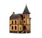UMBUM Innovatives 3-D-Puzzle Villa in Villemomble Railway Collection Buildings H0 (1/87) 3D-Kartonmodellbausatz für Erwachsene und Kinder