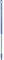 Vikan 29358 Aluminum Handle with Threaded Tip, 1-7/32 Diameter, 51, Purple