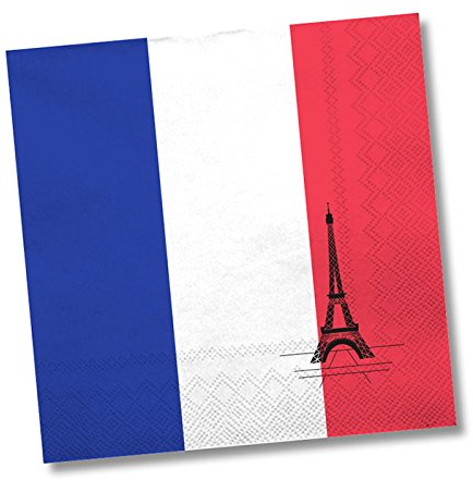 Servietten Frankreich - Eiffelturm 20er Pack