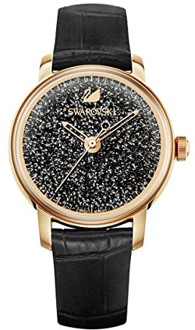 Swarovski Crystalline Hours Uhr, Schwarz