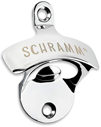 Schramm® Flaschenöffner Wandhalterung Bier Flaschen Wand Halterung Öffner Wandflaschenöffner Bier Soda Öffner einhändig