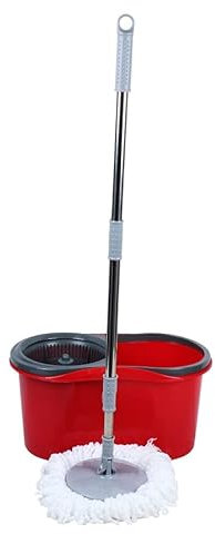 GIREVOLE ROTO MOP CON CENTRIFUGA SECCHIO KIT COMPLETO 6 LT