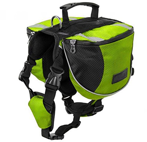 Gaorui Hunderucksack Wasserdicht Satteltasche Geschirr Wandern Camping Training Tasche Verstellbar Groß