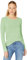 Amazon Essentials Women's Long-Sleeve Lightweight Crewneck Jumper (Available in Plus Size), Bright Mint Green, M