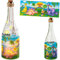 alles-meine.de GmbH 3 Stück Glas - Lichterflaschen Motiv frei wählbar 6 Stück LED Dinosaurier & Dino inkl. Name - Timer Funkiton - LICHT Dekoflaschen/Flaschen - 28 cm..
