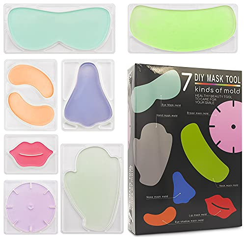 9 DIY-Maskenwerkzeug für Maskenhersteller-Maschine, Obst-Gemüse-DIY, enthält Brustmaskenform, Augenmaskenform, Handmaskenform..