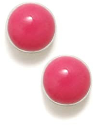Ohrringe Agatha Ruiz De La Prada Collection Dip Silver Gesetz 925m 5 mm. Rosa emaillierte Runden