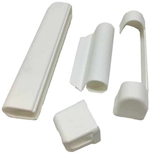 MACO Abdeckkappen SET Band+ Scherenlager, Ecklager, Ecklagerband - PVC Fenster