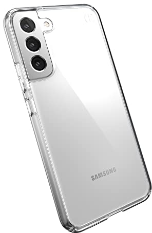 Speck Products Presidio Perfect Clear Schutzhülle für Samsung Galaxy S22+, transparent, 144234-5085, Transparent.
