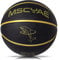 Basketball Größe 5 für Kinder - Mini Basketball Größe 3 für Jugend Kinderhände - Outdoor Gummi Schwarz