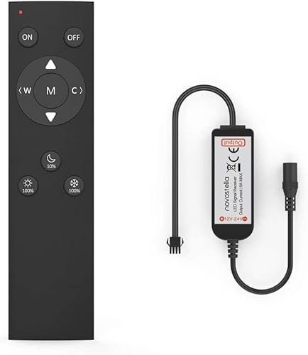 NOVOSTELLA RF Fernbedienung und Kontroller für 6M / 12M LED Strip
