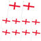 10pcs Mini England Handheld Flags Stick Flags, Small England Flags on Sticks for World Cup Qatar 2022 Decorations Cheering Flags Outdoor/Bar/Party Supplies, England Football Fans Hand Flags