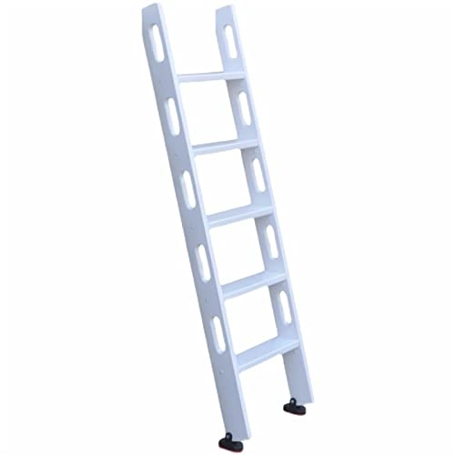 RENLXFI Etagenbettleiter, Holz-Hochbettleiter, für Cllege Dorm Room Top Etagenbetten Bibliothek Home, mit Anti-Rutsch-Gummifüße, leicht zu Klettern (Size : 175cm/68.9in)