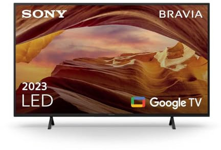 Sony BRAVIA, KD-43X75WL, 43 Inch, LED, Smart TV, 4K HDR, Google TV, ECO PACK, BRAVIA CORE, Narrow Bezel Design (Renewed)