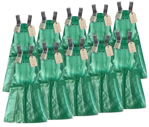 UNUS Baumbewässerungssack 95 Liter groß mit Schloss 10er Set