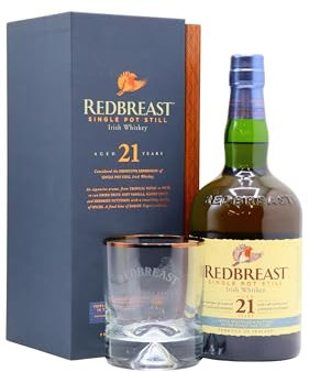 Redbreast - Single Pot Still - 21 year old Whiskey 70cl 46% ABV (Includes Branded Glass)